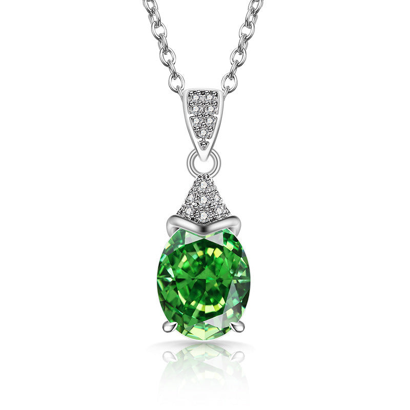 Modern Muse Radiant Oval Necklace