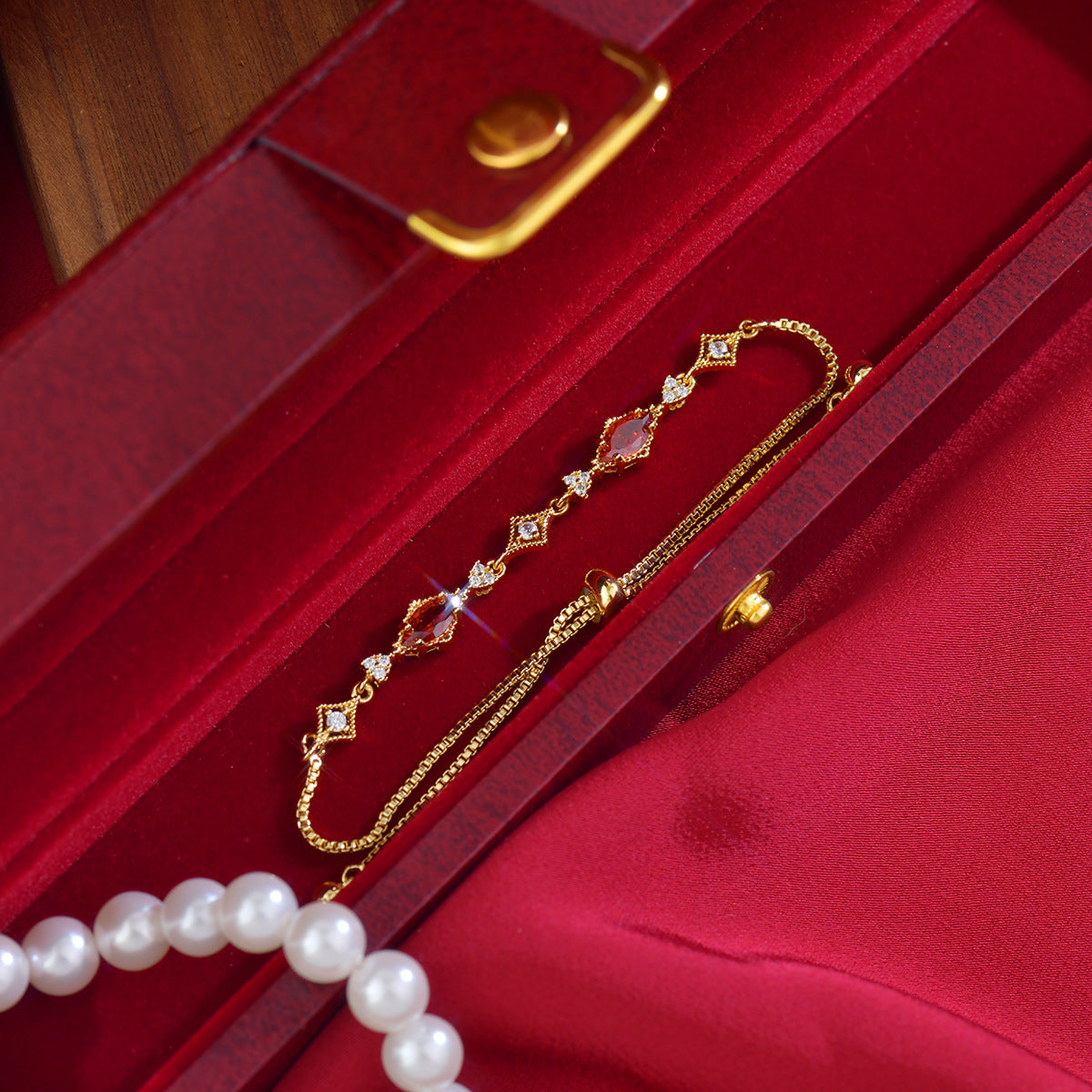 French Soleil Marquise Jewelry Set