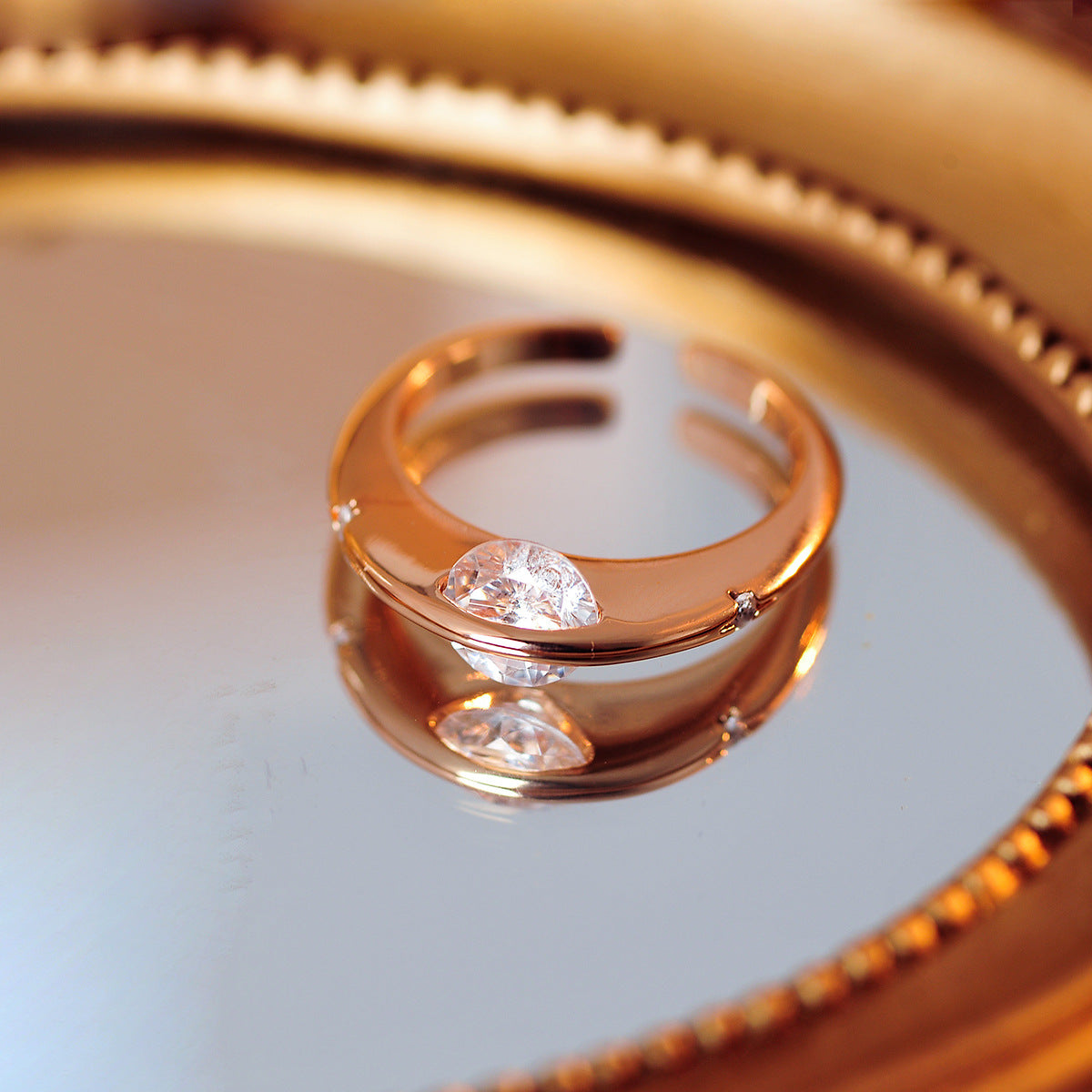 Celestial Orbit Rotating Bangle|18K Gold Plated