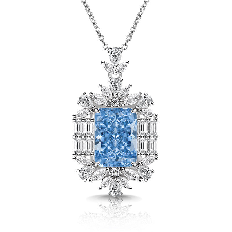 Grand Estate Radiant-Cut Necklace|5A Grade CZ