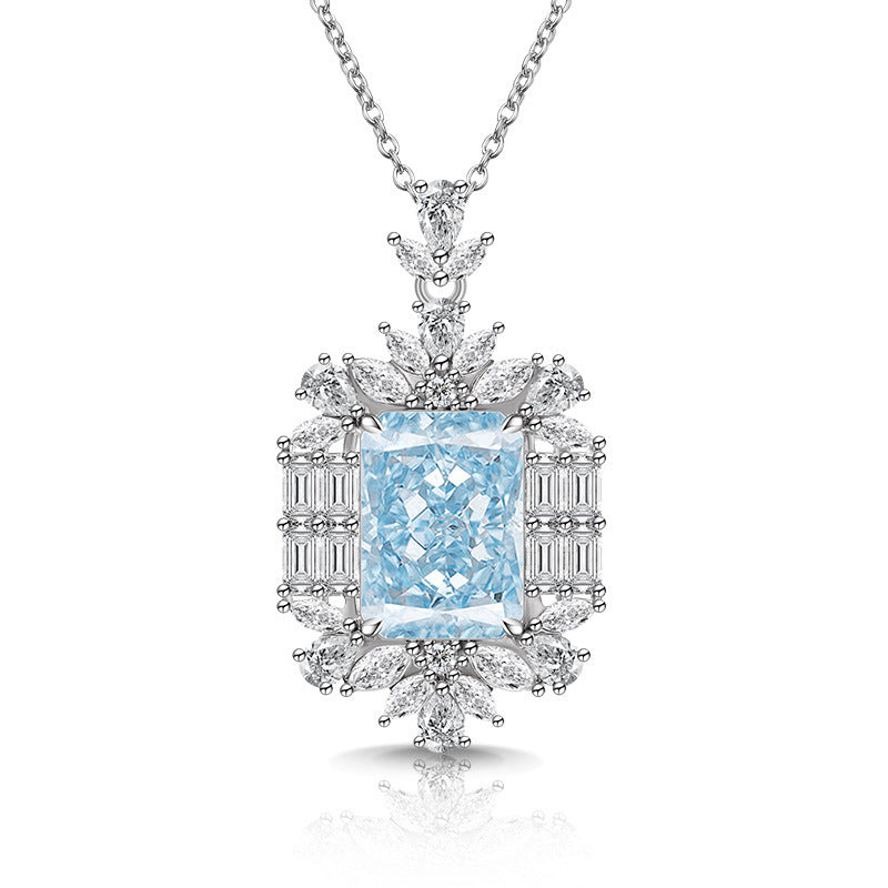 Grand Estate Radiant-Cut Necklace|5A Grade CZ