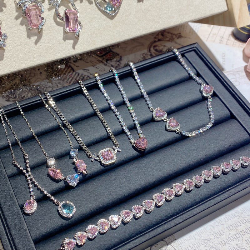 Blush Pink Radiance Necklace Collection
