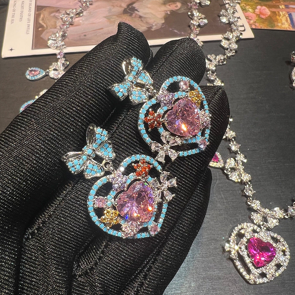 Viennese Royal Court Heart Statement Jewelry Set