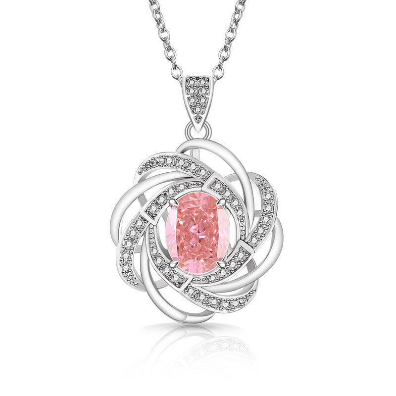 Trilogy Heart Drop Necklace