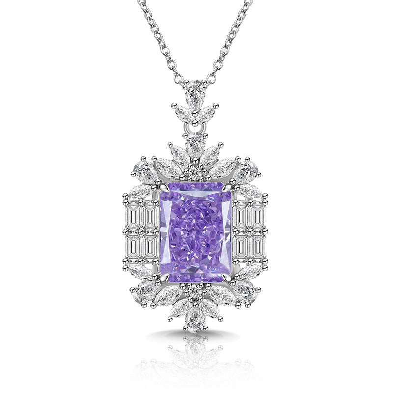 Grand Estate Radiant-Cut Necklace|5A Grade CZ