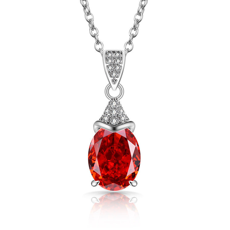Modern Muse Radiant Oval Necklace