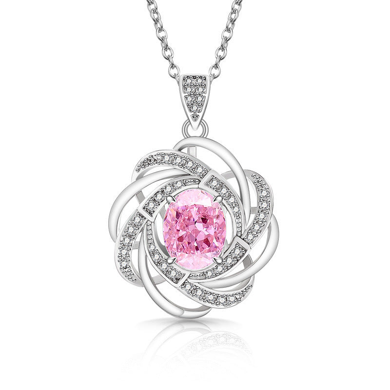 Trilogy Heart Drop Necklace