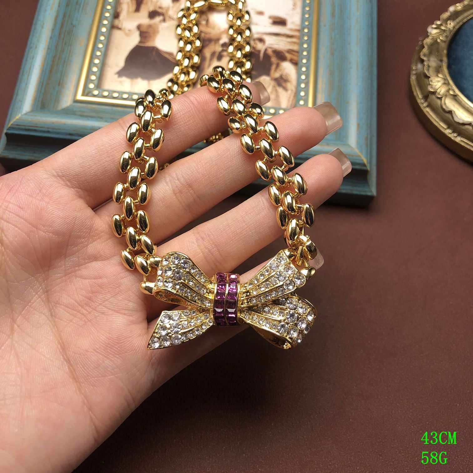 The Parisian Bow Suite|18K Gold Vintage Statement Jewelry