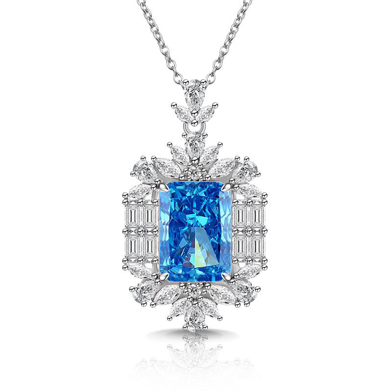 Grand Estate Radiant-Cut Necklace|5A Grade CZ
