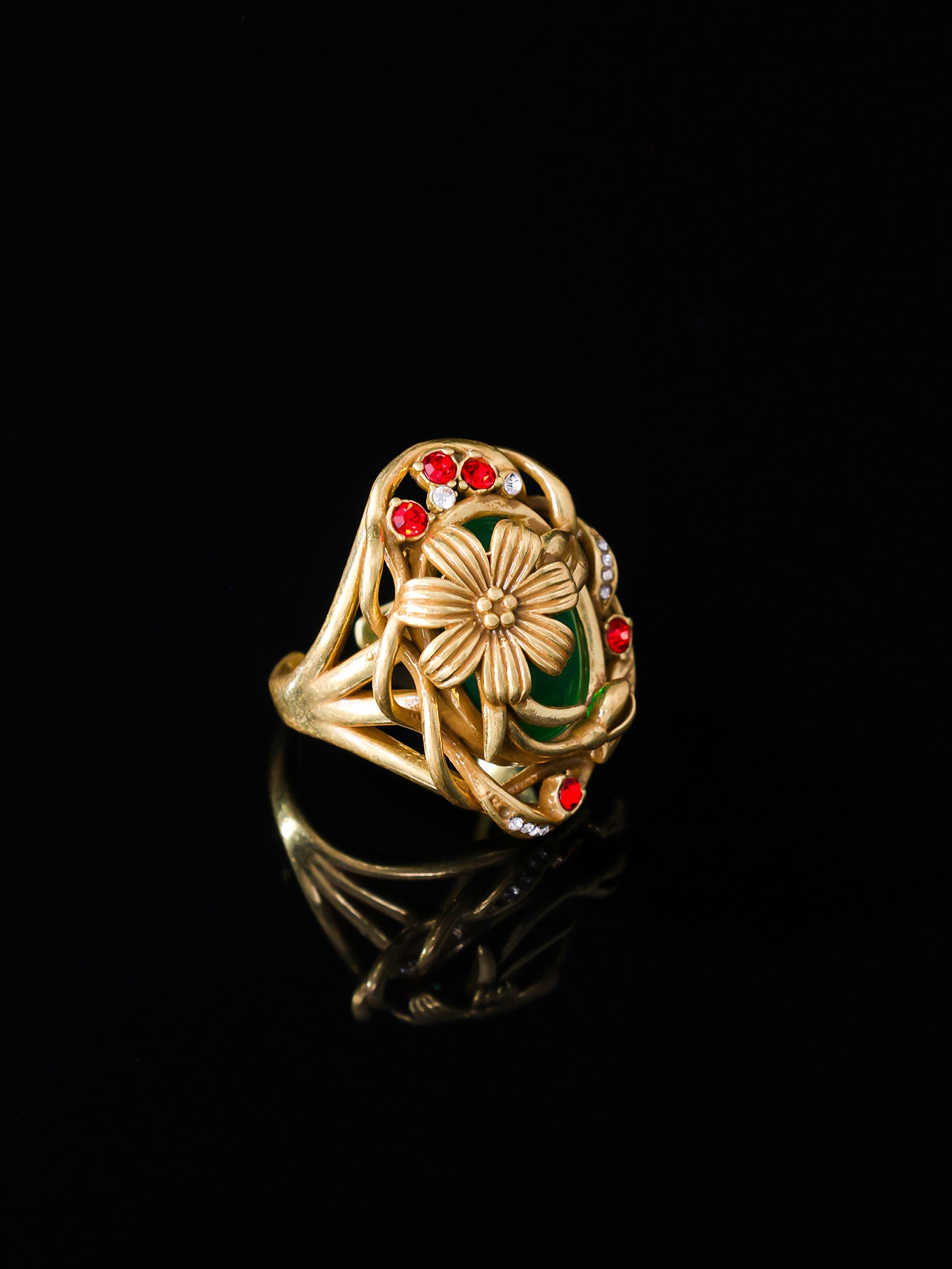 Vintage 24K Gold Plated Ring Collection