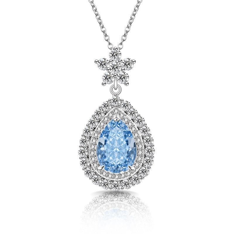 Royal Floral Pear Necklace