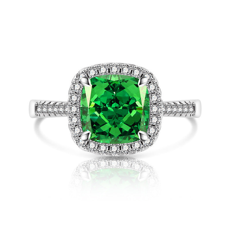 Elegant Cushion Halo Pavé Ring