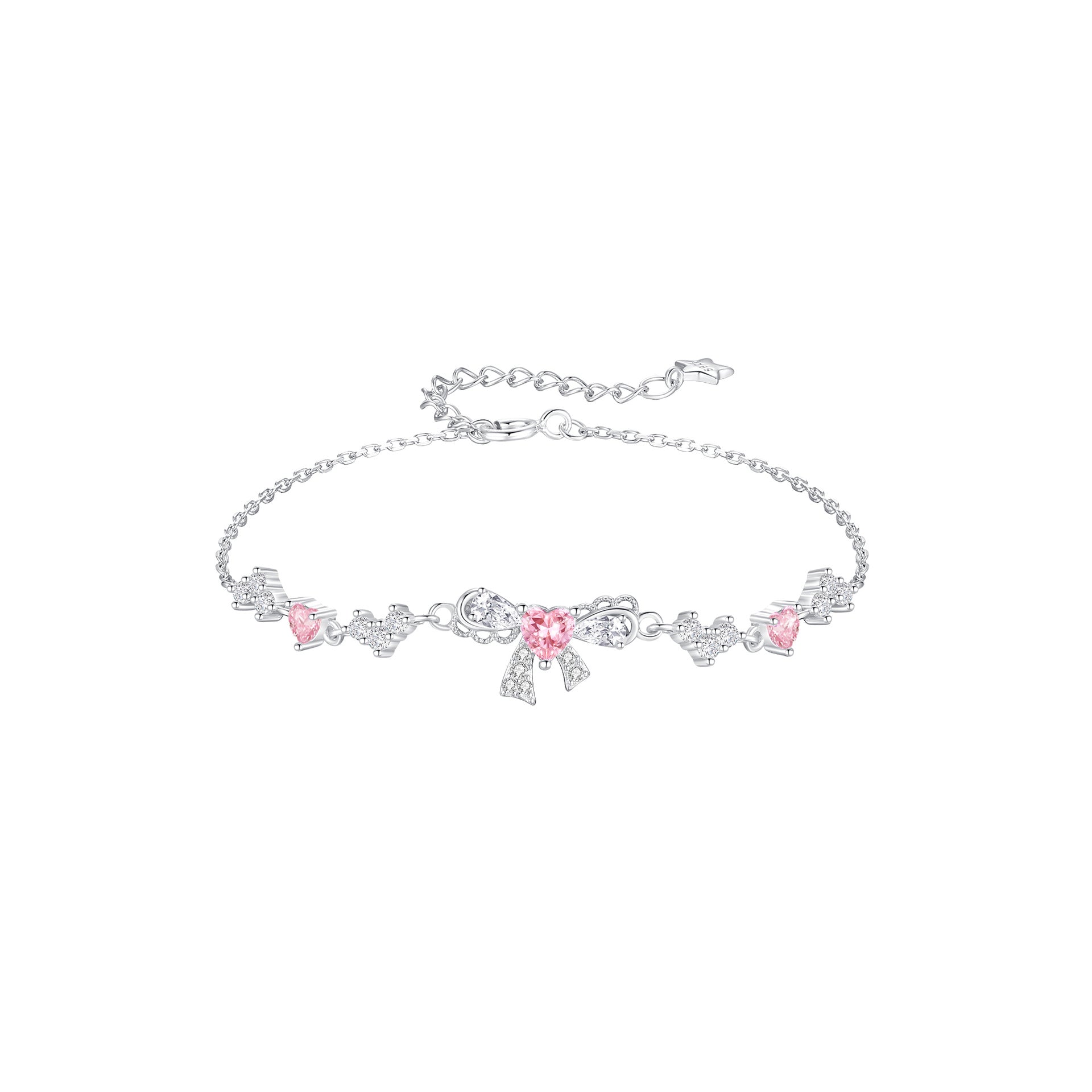 925 Sterling Silver Coquette Lace Bow Jewelry Set