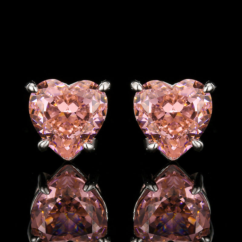 Pink Sweetheart Jewelry Set|Sparkling 5A CZ Necklace Set