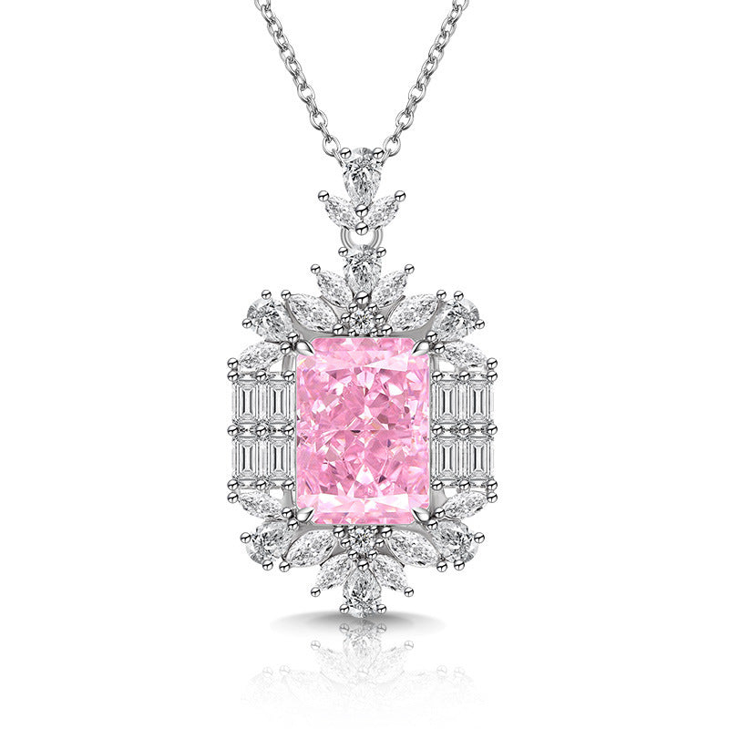 Grand Estate Radiant-Cut Necklace|5A Grade CZ