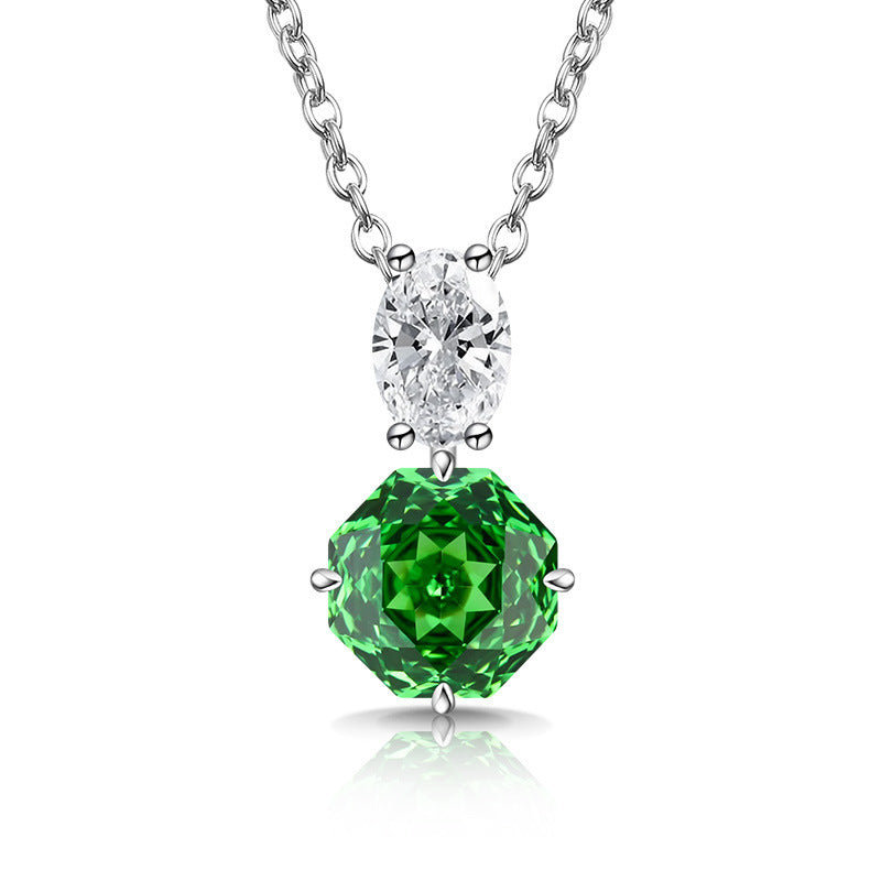 Blooming Rose-Cut Drop Necklace