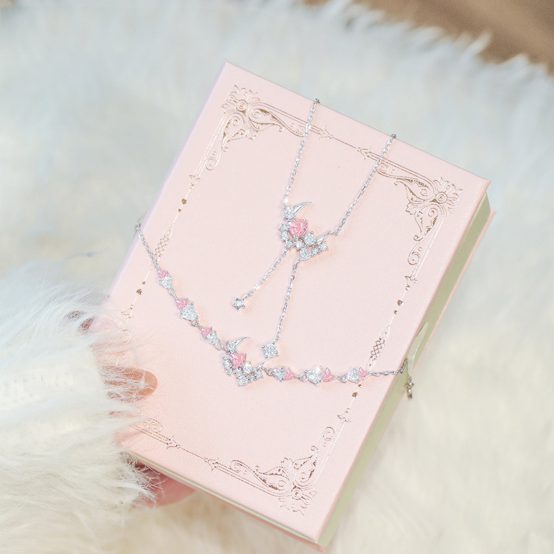 925 Sterling Silver Moonlight Serenade Jewelry Set