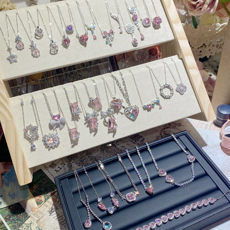 Blush Pink Radiance Necklace Collection