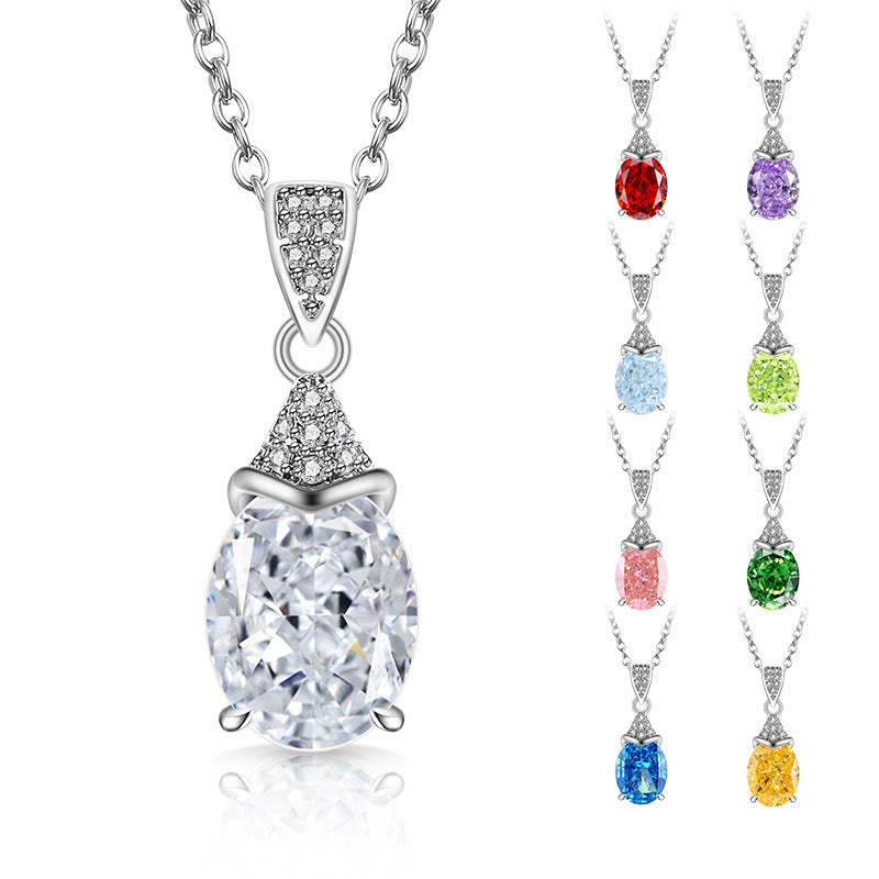 Modern Muse Radiant Oval Necklace