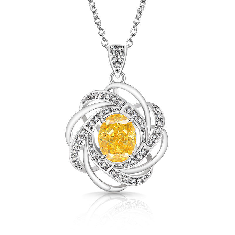 Trilogy Heart Drop Necklace