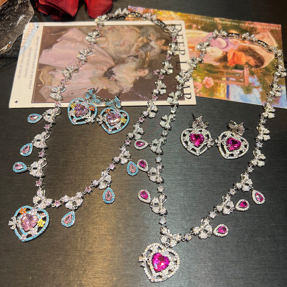 Viennese Royal Court Heart Statement Jewelry Set