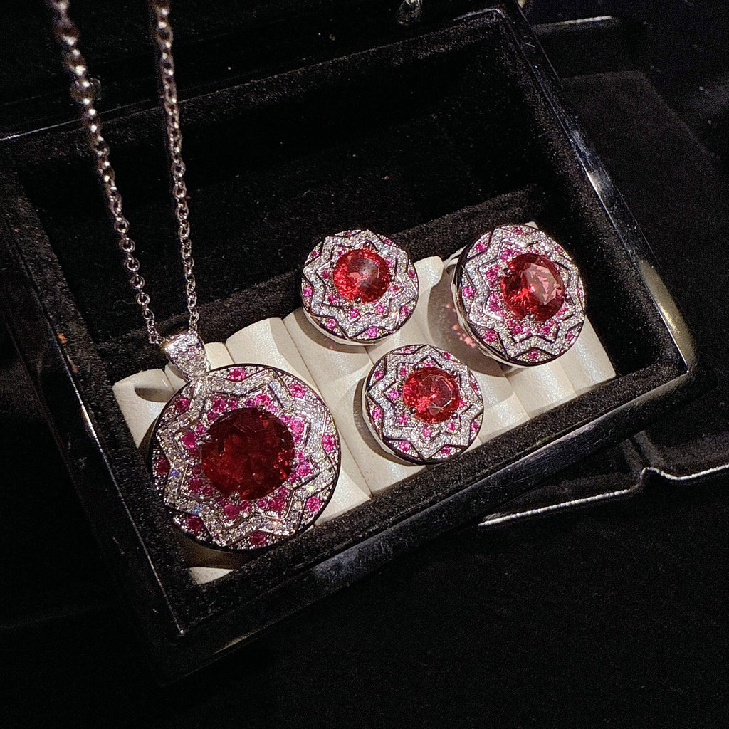 Stardust Blossom Couture Jewelry Set