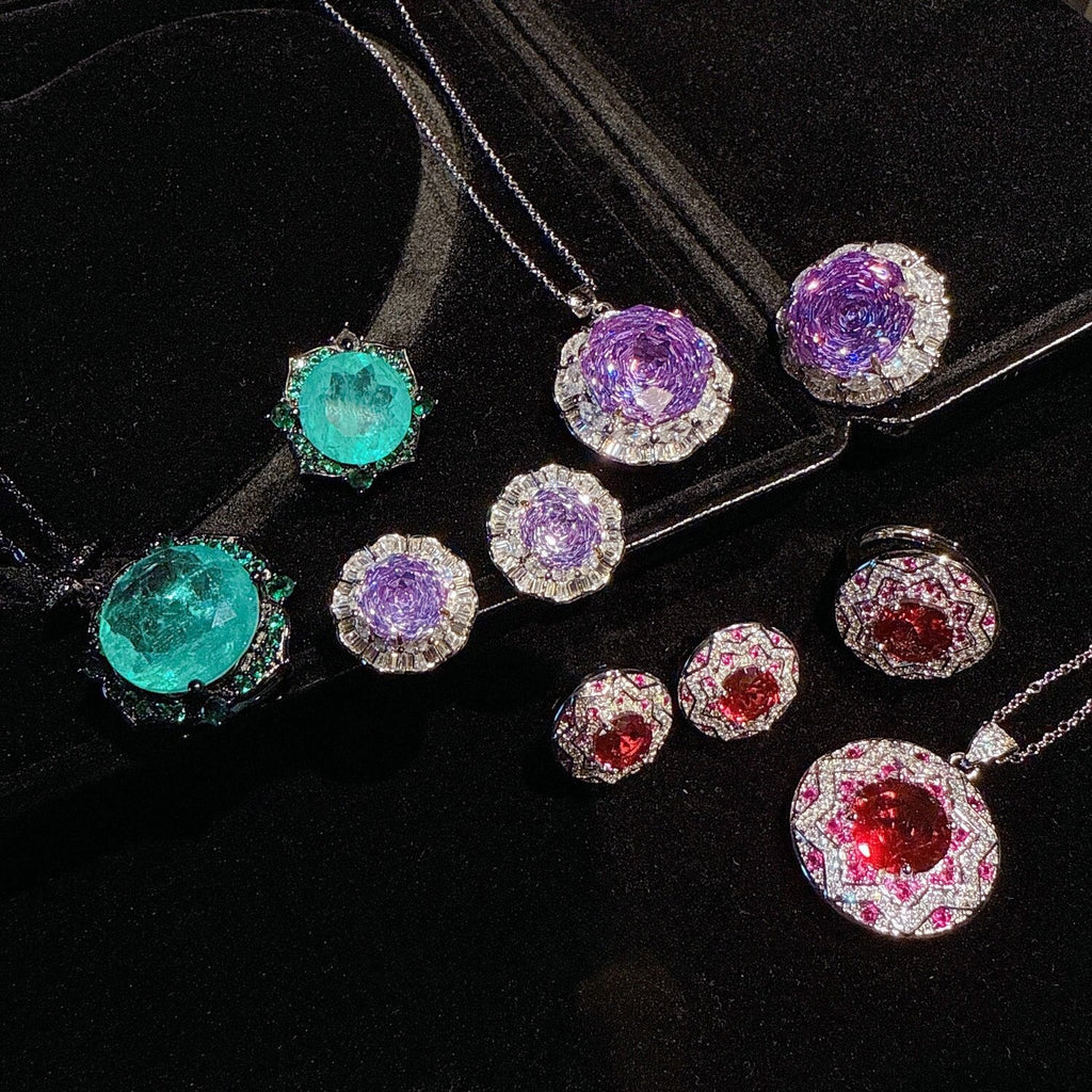 Stardust Blossom Couture Jewelry Set