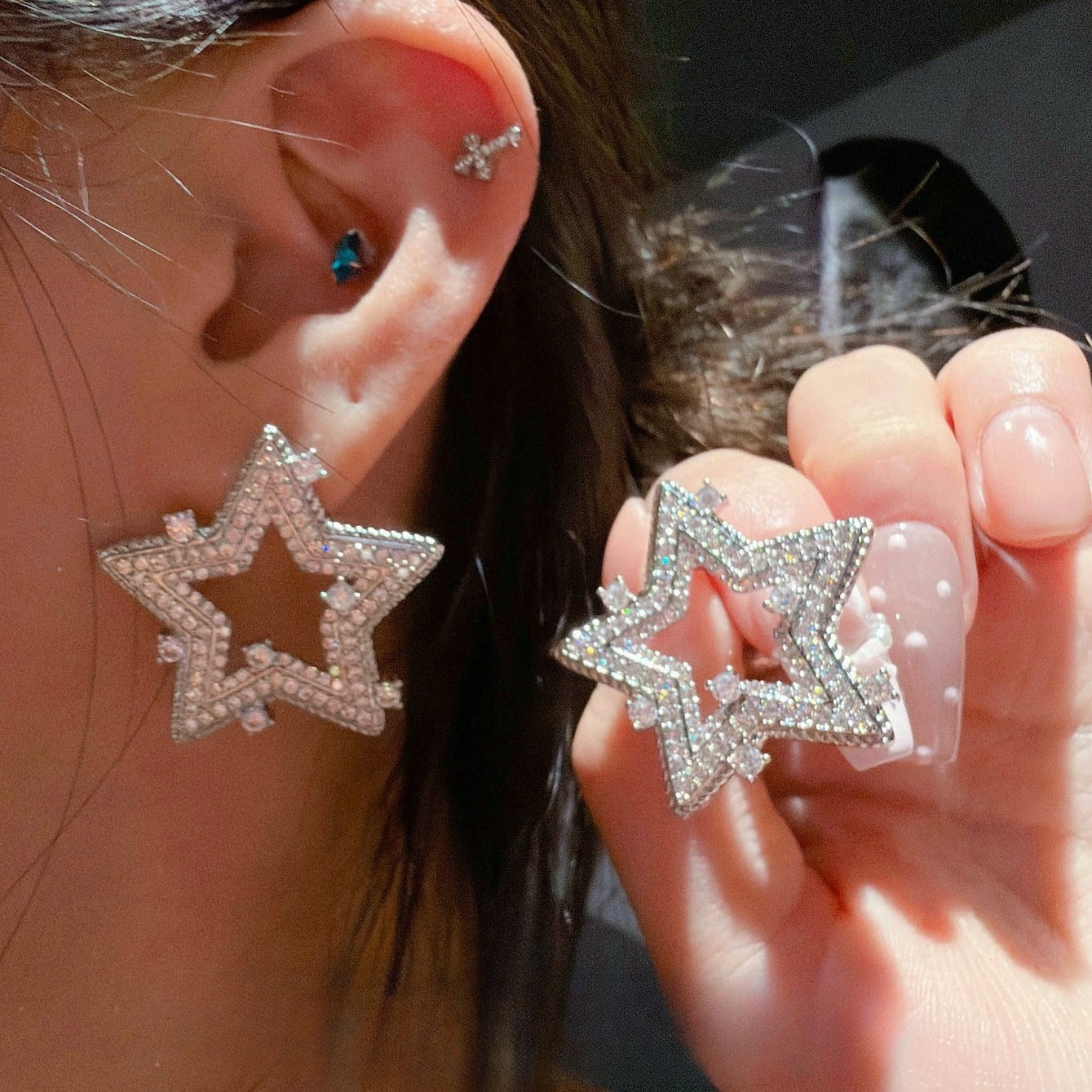 Meteor Garden Necklace Set|Statement & Sparkling Stars