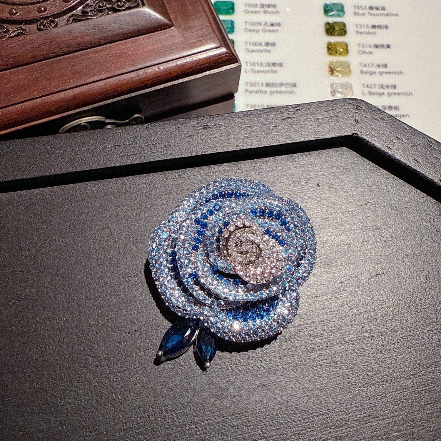 Couture Enamel Butterfly Brooch|Marquise-Cut 5A CZ|Exquisite Craftsmanship