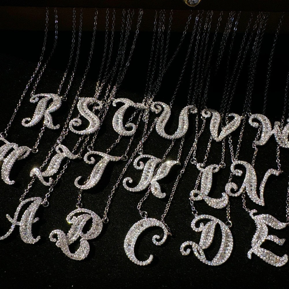 Personalized 18K Gold-Plated Initial Necklace