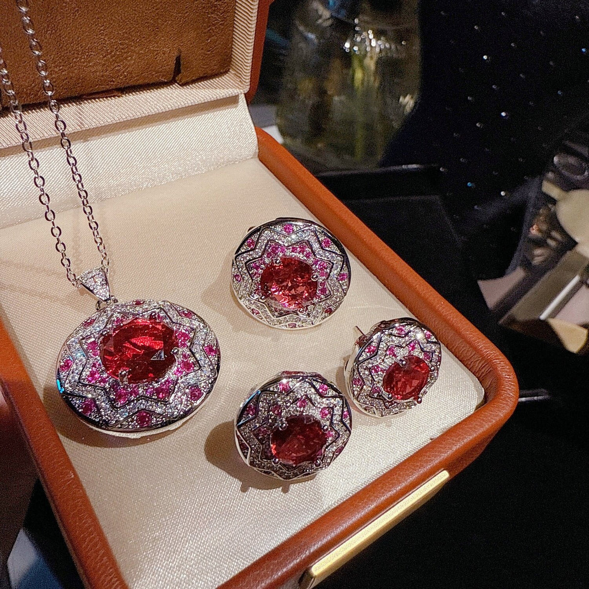 Stardust Blossom Couture Jewelry Set