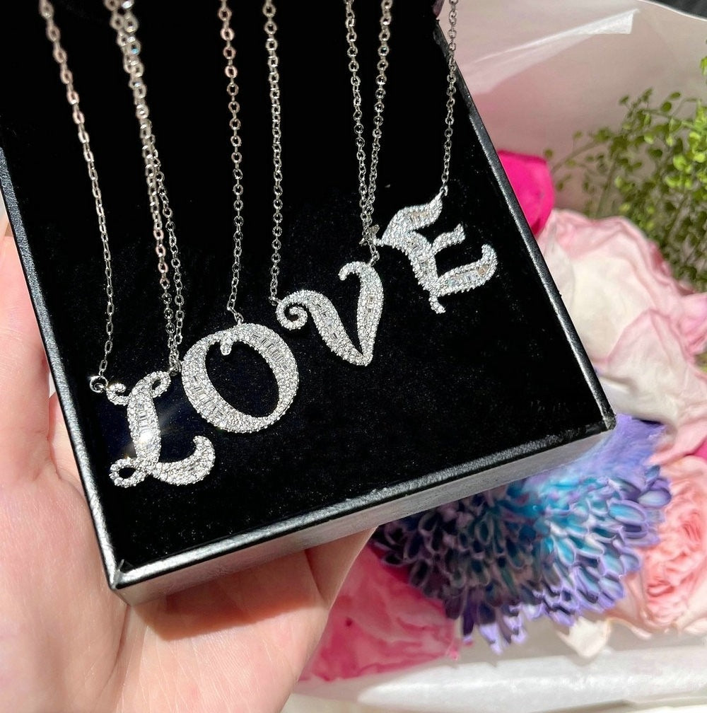 Personalized 18K Gold-Plated Initial Necklace