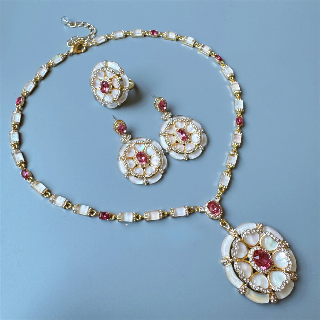 European Heritage Royal Floral Jewelry Set