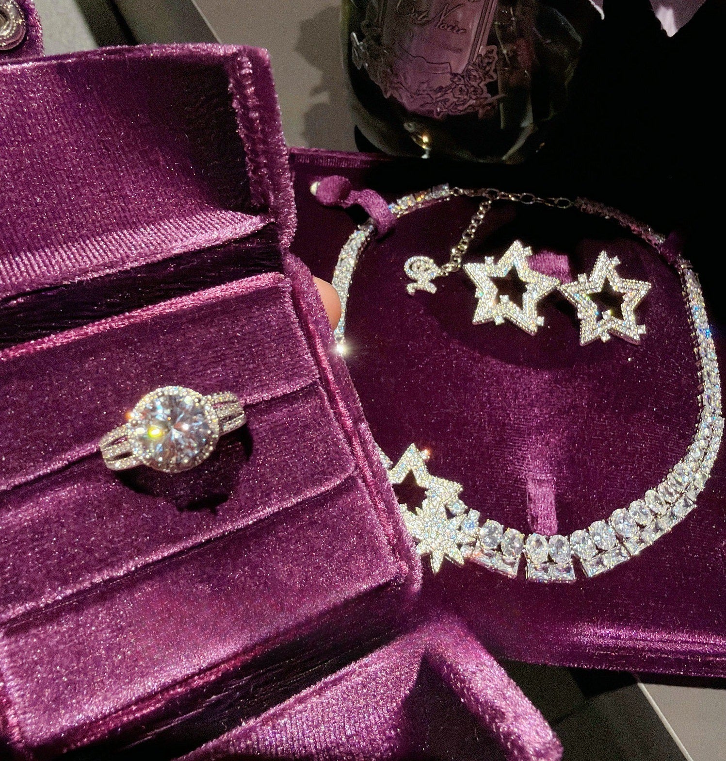 Meteor Garden Necklace Set|Statement & Sparkling Stars