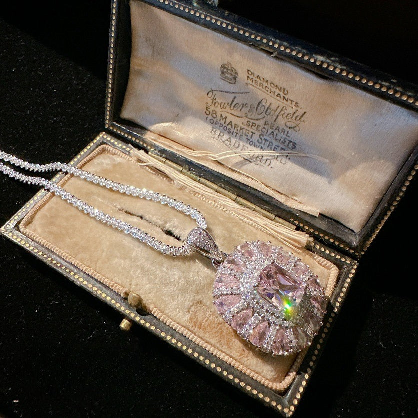 Royal Pink Petal Collection|Heart & Radiant Cut Jewelryxie