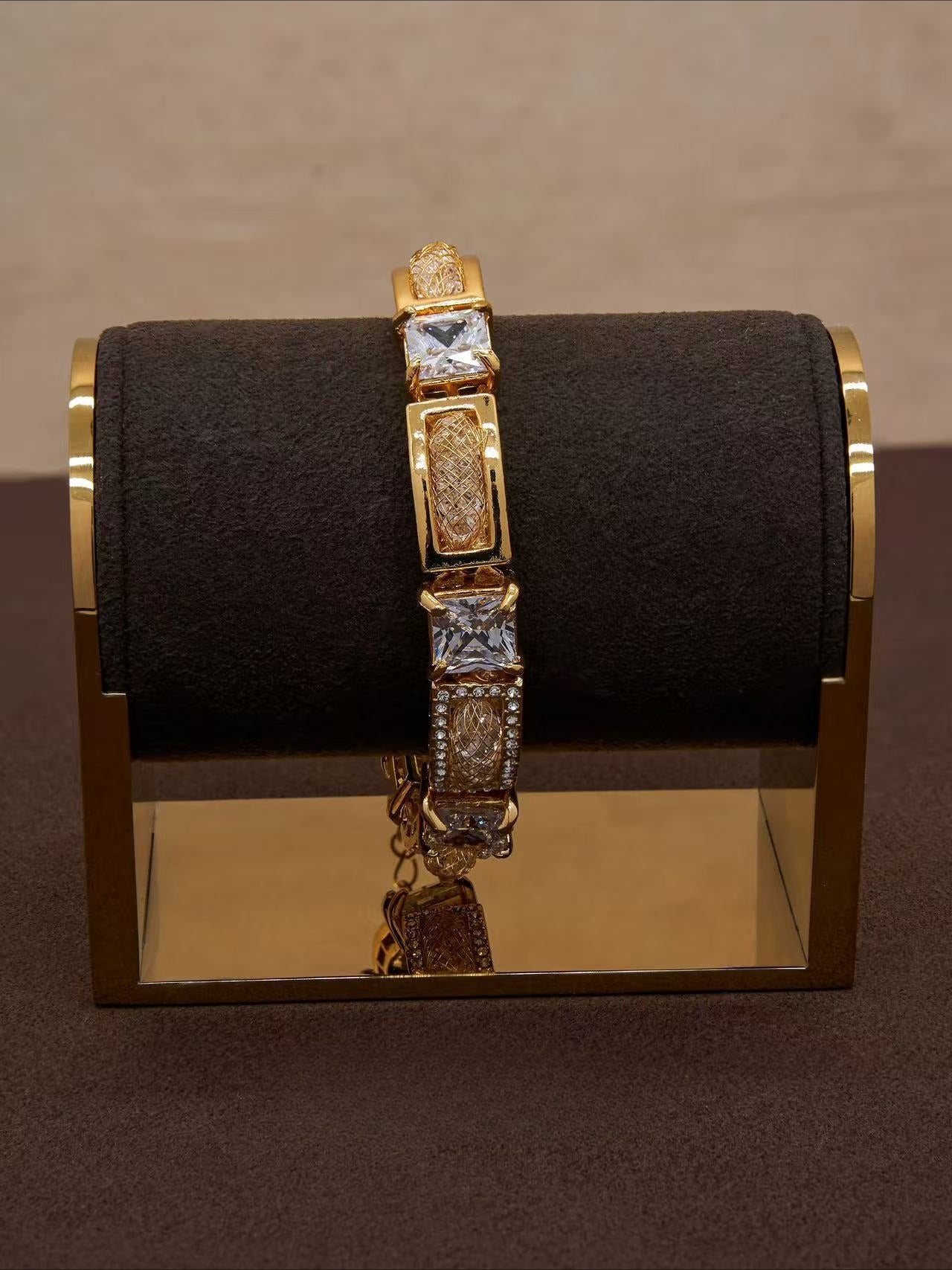 Modernist Lattice Jewelry Suite