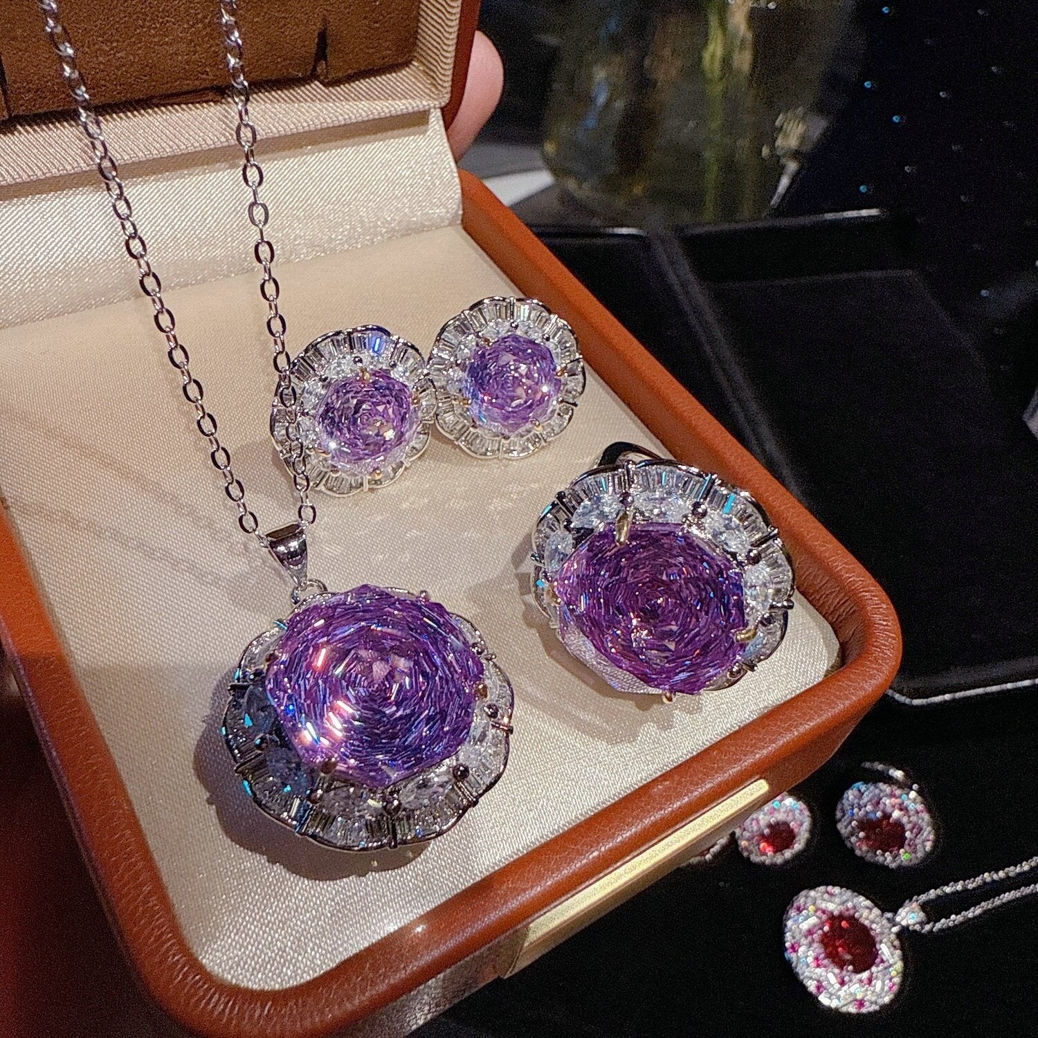 Stardust Blossom Couture Jewelry Set