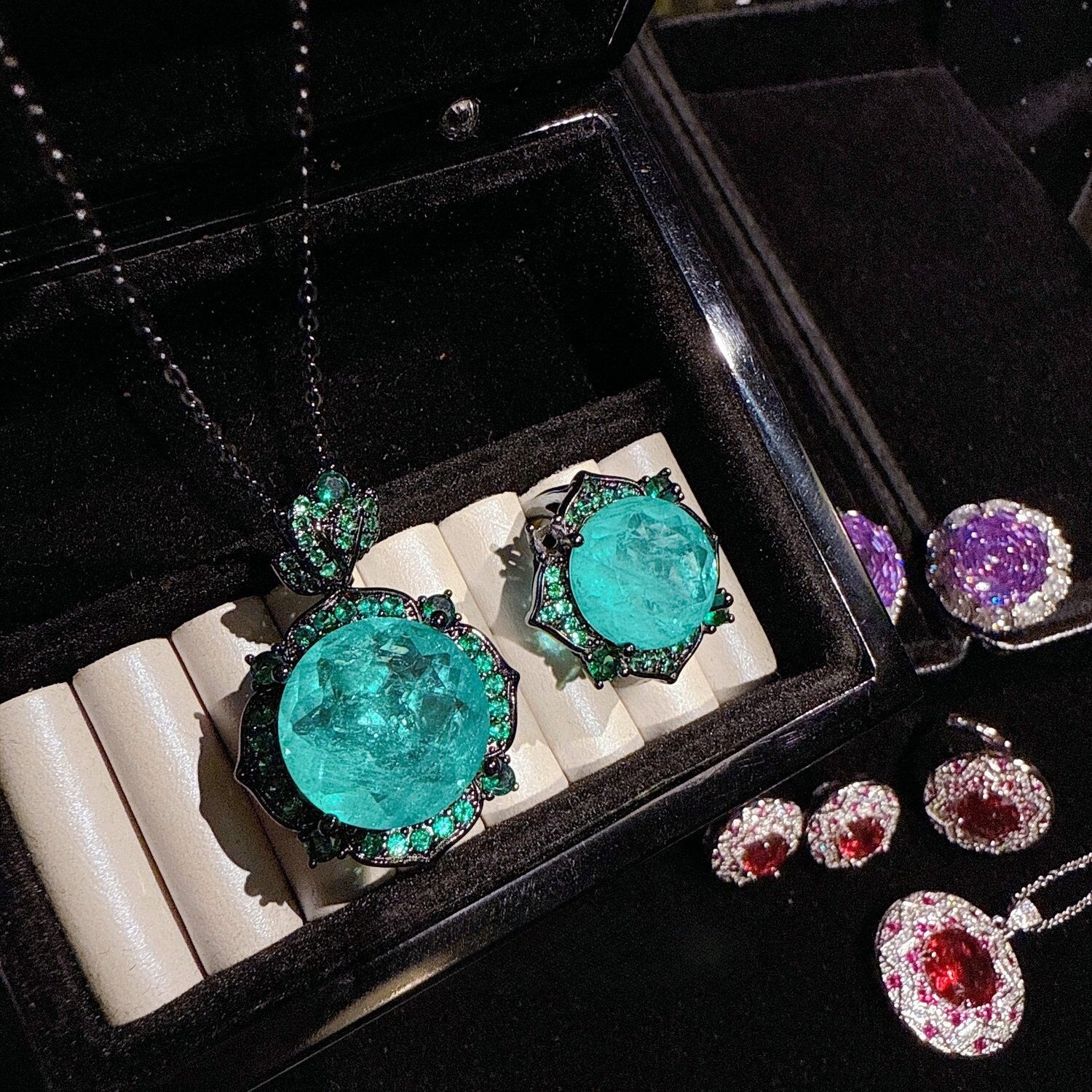 Stardust Blossom Couture Jewelry Set